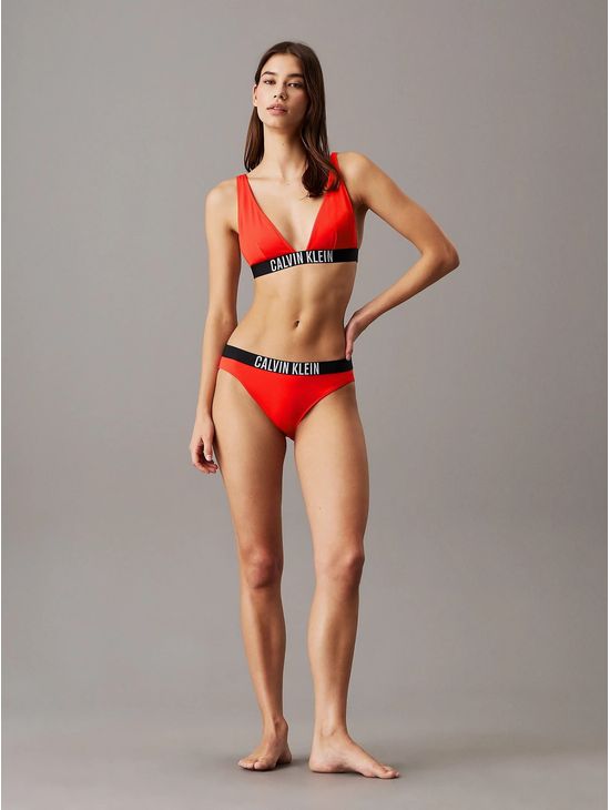 Bikini-Calvin-Klein-Intense-Power-de-Traje-de-Baño-Mujer-Rojo