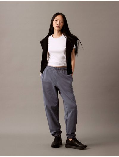 Jogger-Calvin-Klein-Monologo-Mujer-Gris-Oscuro