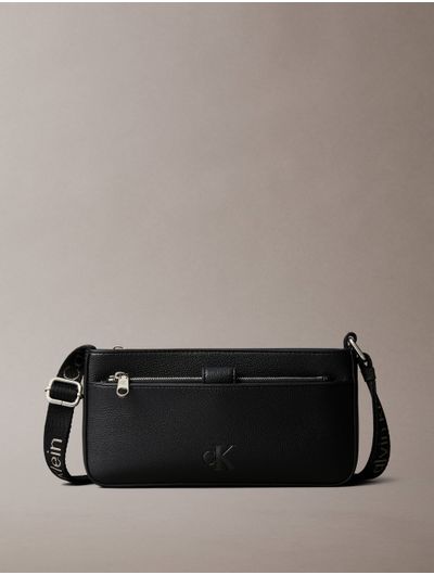 Bandolera-Calvin-Klein-para-Celular-Monograma-Hombre-Negro