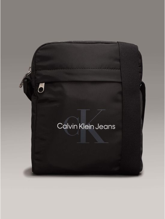 Bolsa-Calvin-Klein-Crossbody-con-Monologo-Estampado-Hombre-Negro