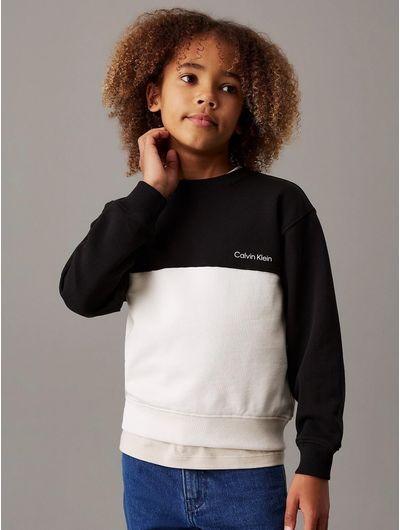 Sudadera-Calvin-Klein-Color-Block-Niño-Mulicolor