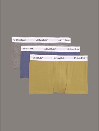 Trunks-Calvin-Klein-Modern-Cotton-Pack-de-3-Piezas-Hombre-Multicolor