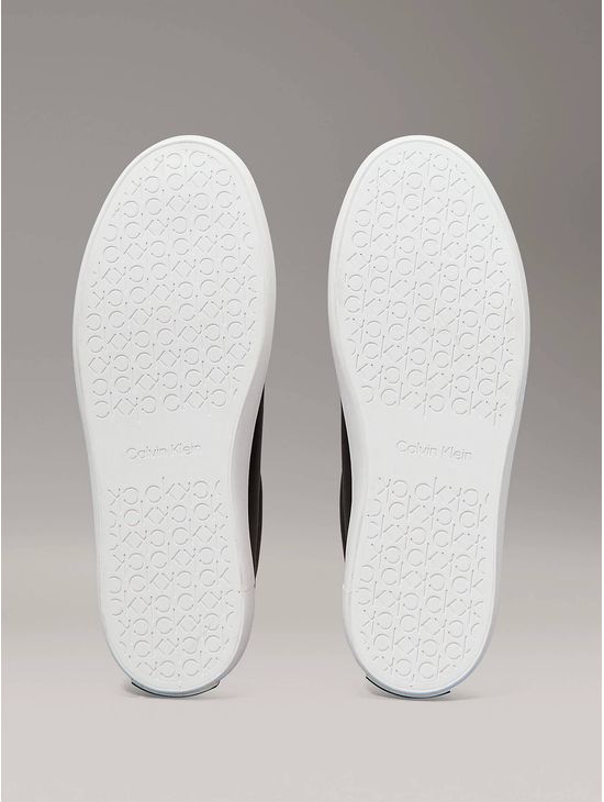 Tenis-Calvin-Klein-de-Piel-Logo-Mujer-Negro