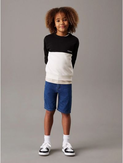 Sudadera-Calvin-Klein-Color-Block-Niño-Mulicolor
