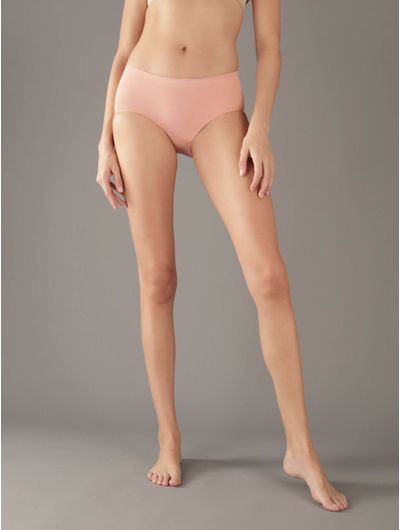 Boyshort-Calvin-Klein-Logo-Tonal-Mujer-Beige