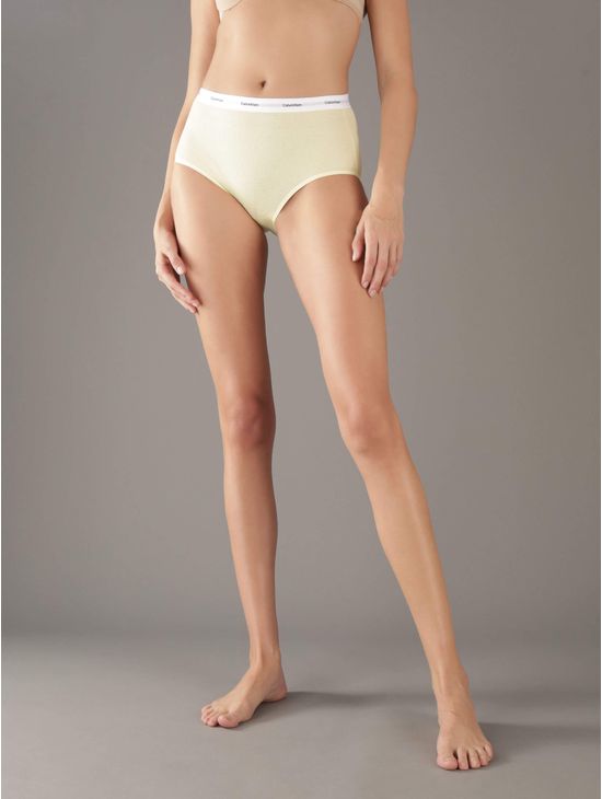 Bikini-Calvin-Klein-Logo-Mujer-Amarillo