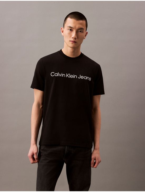 Playera-Calvin-Klein-Logo-Hombre-Azul