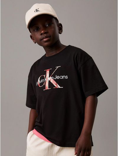 Playera-Calvin-Klein-Monologo-Niño-Negro