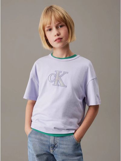 Playera-Calvin-Klein-Monograma-Boxy-Niña-Morado