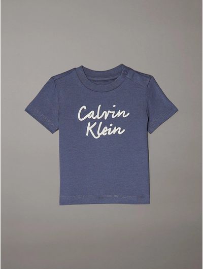 Playera-Calvin-Klein-Logo-Bebe-Azul