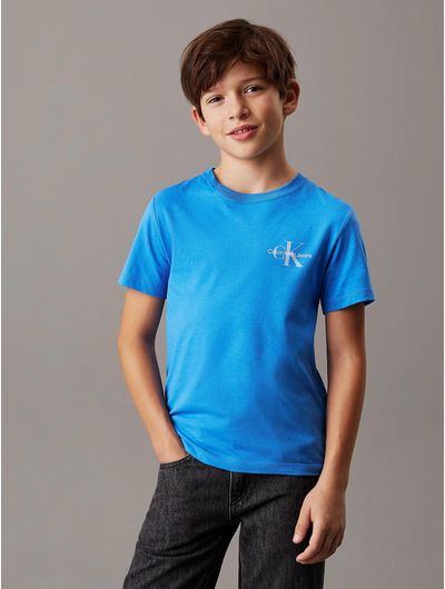 Playera-Calvin-Klein-Monologo-Kids-Azul
