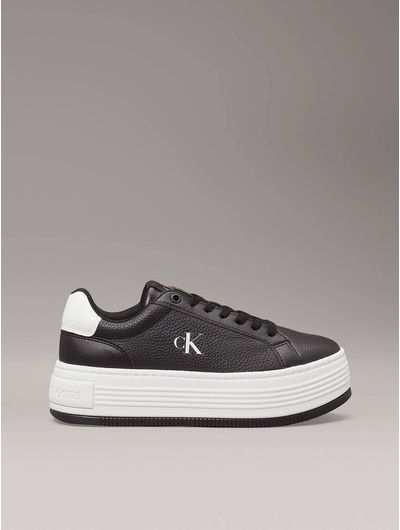 Tenis-Calvin-Klein-Monograma-Plataforma-Mujer-Negro
