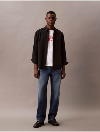 Playera-Calvin-Klein-Logo-Sport-Hombre-Blanco