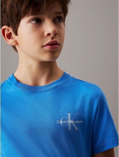 Playera-Calvin-Klein-Monologo-Kids-Azul