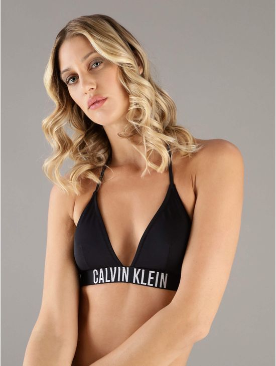 Top-Calvin-Klein-Intense-Power-de-Traje-de-Baño-Mujer-Negro
