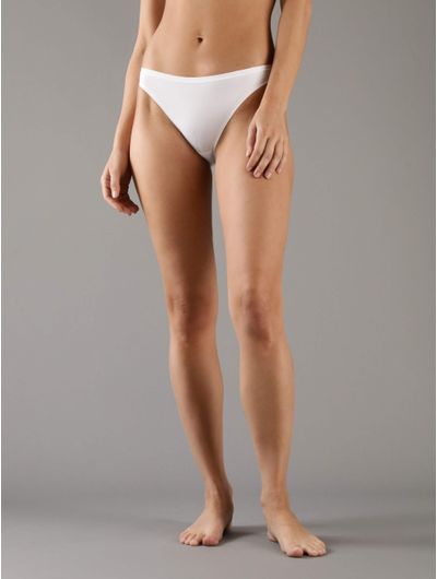 Bikini-Calvin-Klein-con-Logotipo-en-Elastico-Mujer-Blanco