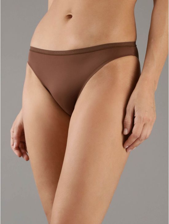 Bikini-Calvin-Klein-Perfectly-Fit-Mujer-Cafe