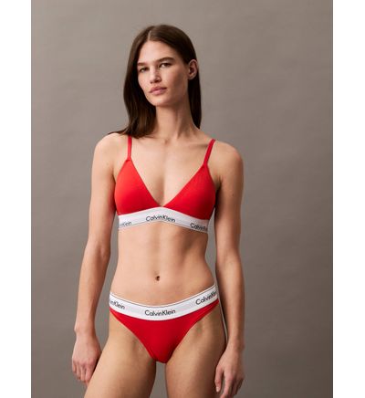 Tanga Calvin Klein Icon Cotton Modal Mujer Rojo Tangas, Panties