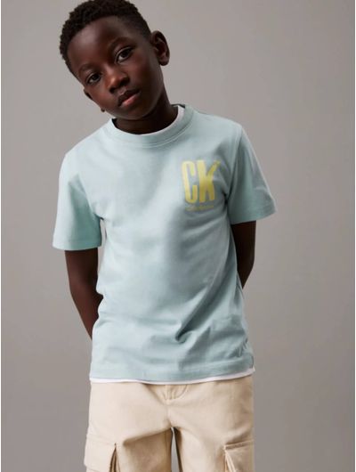 Playera-Calvin-Klein-Estampado-Niño-Azul