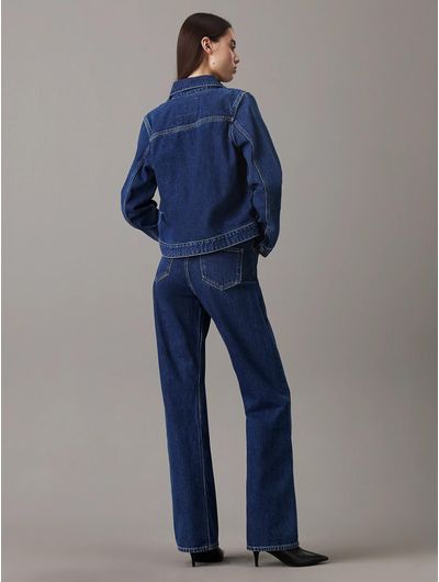 Jeans-Calvin-Klein-Bootcut-Mujer-Azul