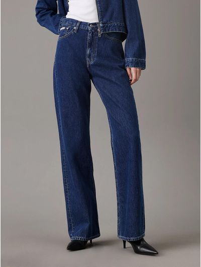 Jeans-Calvin-Klein-Bootcut-Mujer-Azul