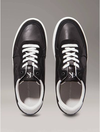 Tenis-Calvin-Klein-Monograma-Hombre-Negro