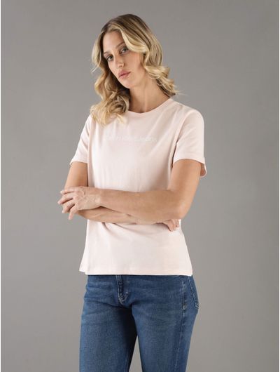Playera-Calvin-Klein-con-Logotipo-Estampado-Mujer-Rosa