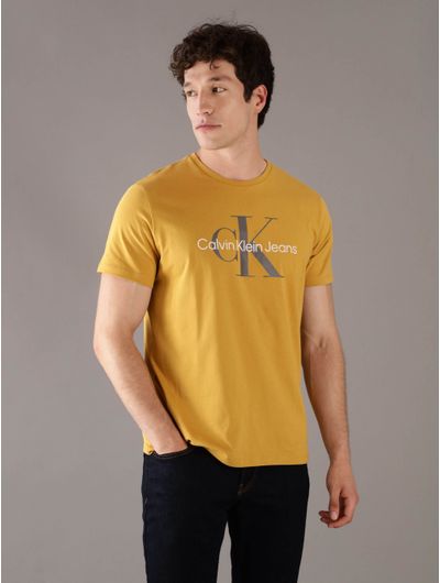Playera-Calvin-Klein-Monologo-Hombre-Amarillo