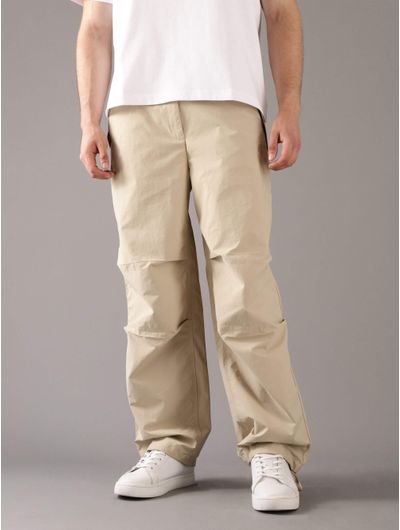 Pantalon-Calvin-Klein-Monograma-Mujer-Beige