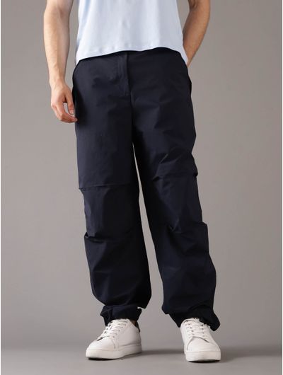 Pantalon-Calvin-Klein-Monograma-Mujer-Azul