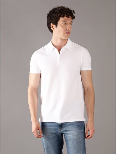 Polo-Calvin-Klein-Monograma-Hombre-Blanco