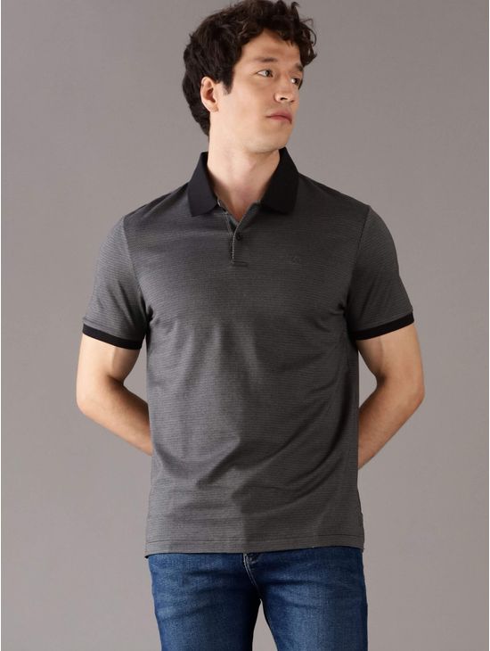 Polo-Calvin-Klein-Monograma-Hombre-Negro