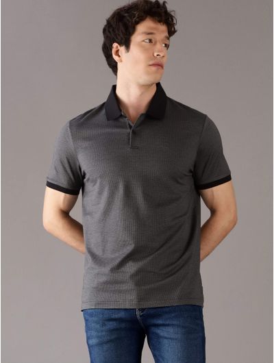 Polo-Calvin-Klein-Monograma-Hombre-Negro