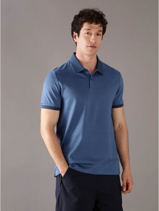 Polo-Calvin-Klein-Monograma-Hombre-Azul