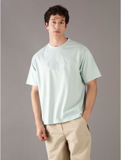 Playera-Calvin-Klein-Monologo-Hombre-Verde