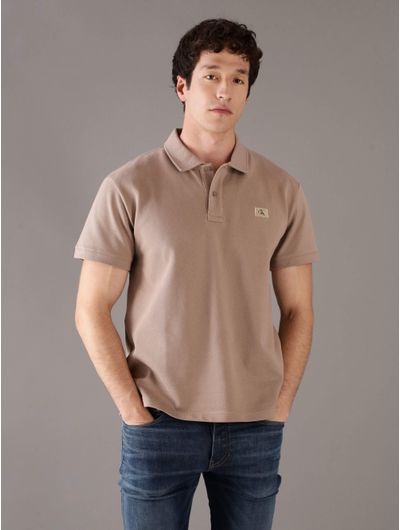 Polo-Calvin-Klein-Monologo-Hombre-Cafe