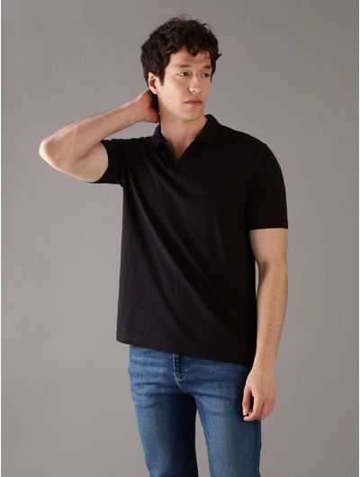 Polo-Calvin-Klein-Monograma-Hombre-Negro