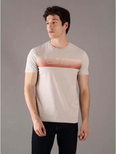 Playera-Calvin-Klein-Logo-Hombre-Gris