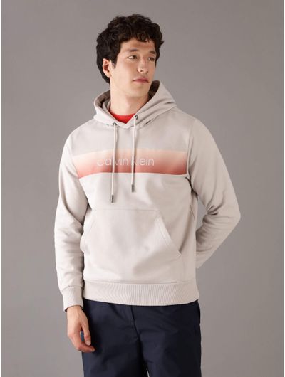 Sudadera-Calvin-Klein-Logo-Hombre-Gris