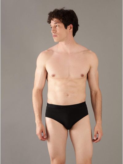 Traje-de-Baño-Calvin-Klein-con-Logotipo-Estampado-Hombre-Negro