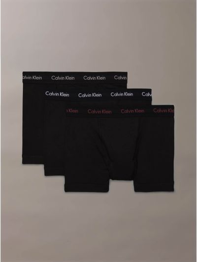 Trunks-Calvin-Klein-Cotton-Stretch-Pack-de-3-Hombre-Negro