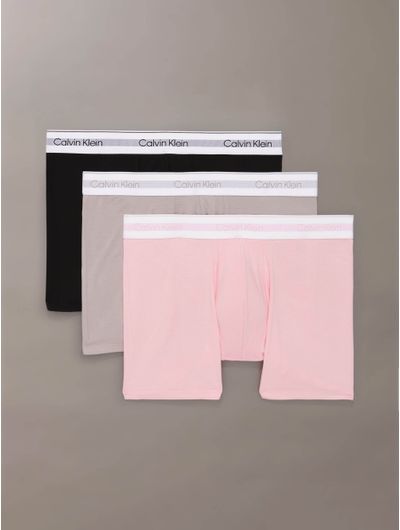 Boxers-Calvin-Klein-Icon-Modal-Mesh-Stretch-Pack-de-3-Hombre-Multicolor