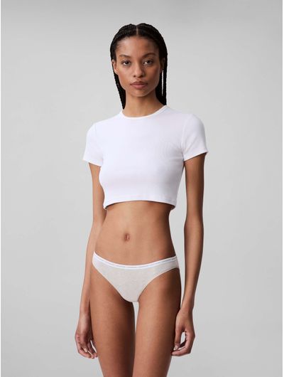 Bikini-Calvin-Klein-One-Cotton-Mujer-Gris-Claro