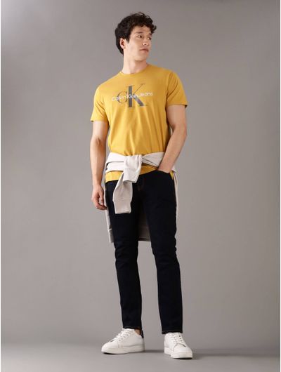 Playera-Calvin-Klein-Monologo-Hombre-Amarillo