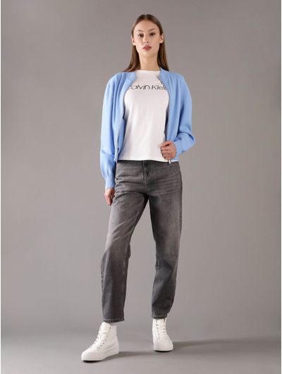 Chamarra-Calvin-Klein-Logo-Mujer-Azul