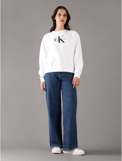 Sudadera-Calvin-Klein-Monologo-Mujer-Blanco