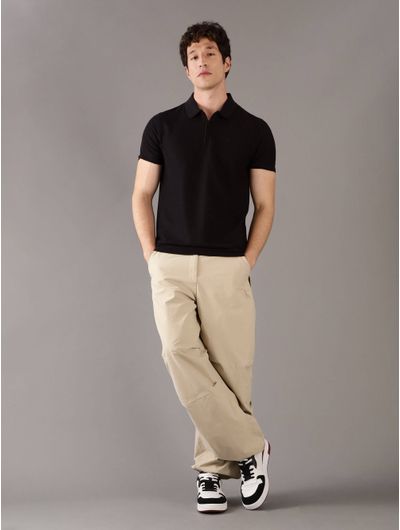 Polo-Calvin-Klein-Monograma-Hombre-Negro