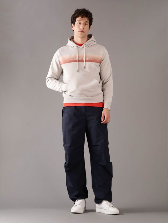 Sudadera-Calvin-Klein-Logo-Hombre-Gris