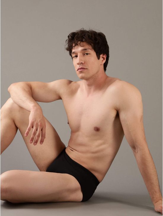 Traje-de-Baño-Calvin-Klein-con-Logotipo-Estampado-Hombre-Negro