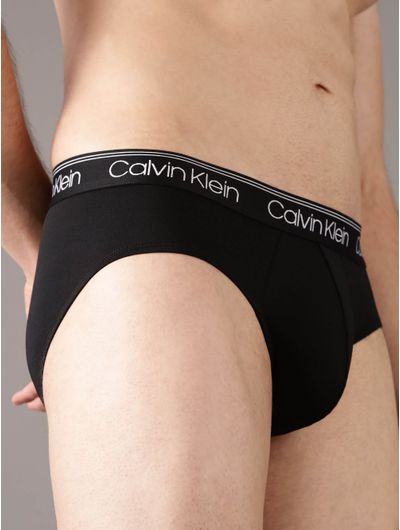 Briefs-Calvin-Klein-Microfiber-Stretch-Pack-de-3-Hombre-Multicolor